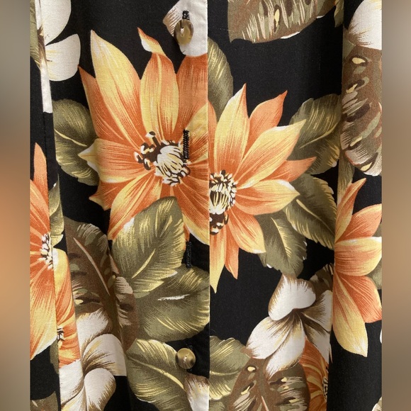 3/$15 Worthington Vintage Floral Slip Dress Women’s 12 Tropical Summer 90’s FLAW - Picture 4 of 9